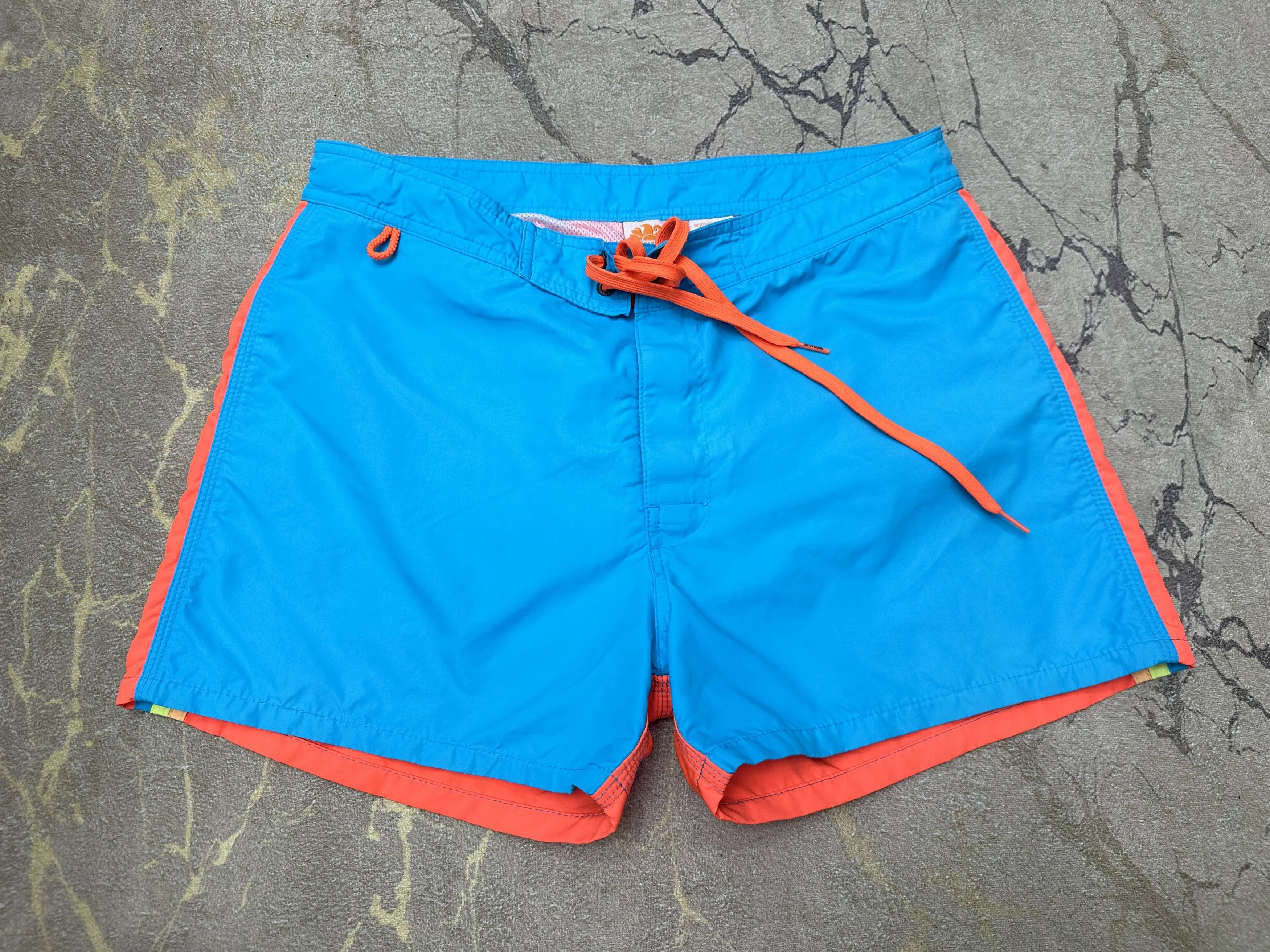 Sundek Swimwear Sundek 33 Beach Board Shorts Swim Trunks Bath Suit Size 33 S Orange