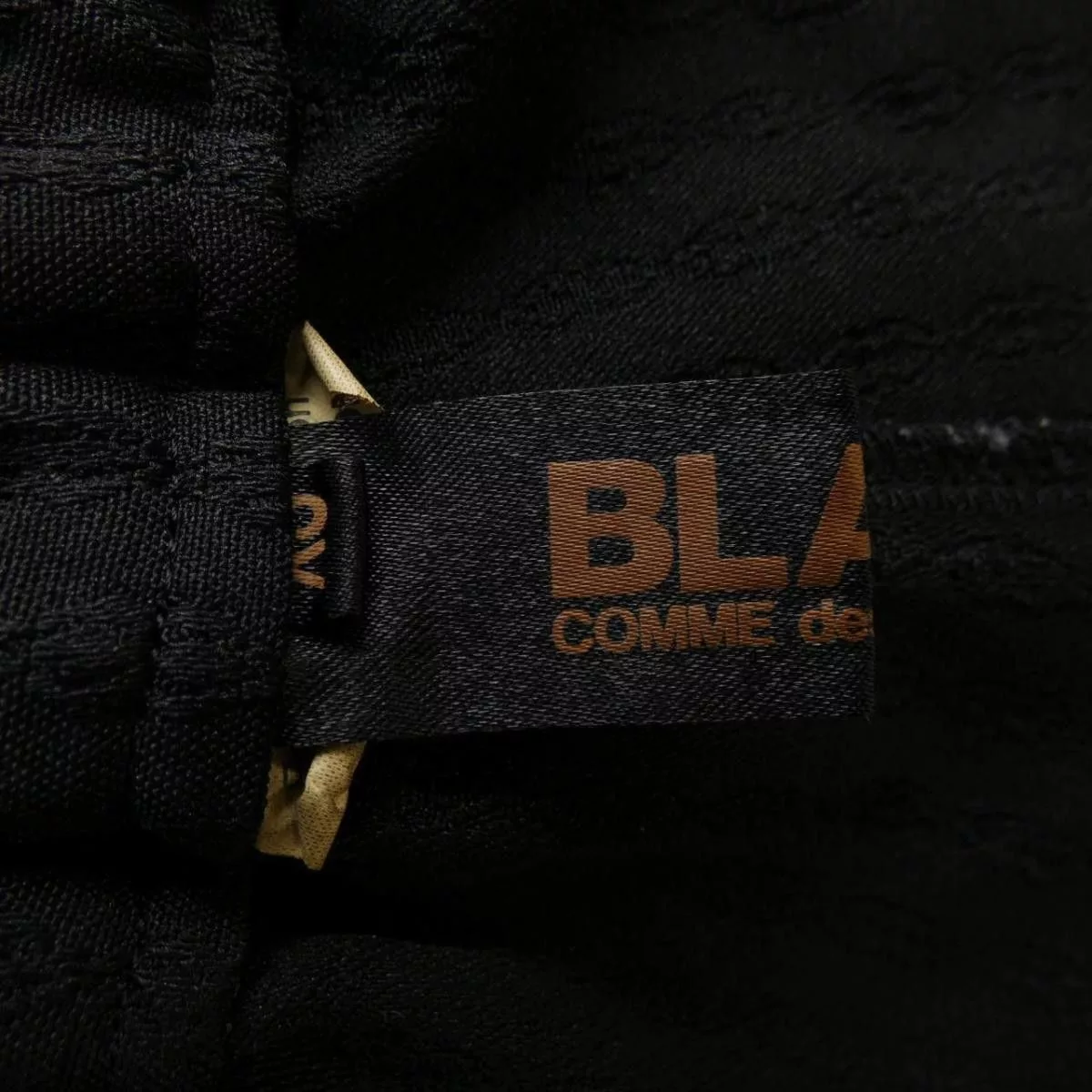 Comme des Garcons Black Shorts Cargo Half Pants Saruel Black