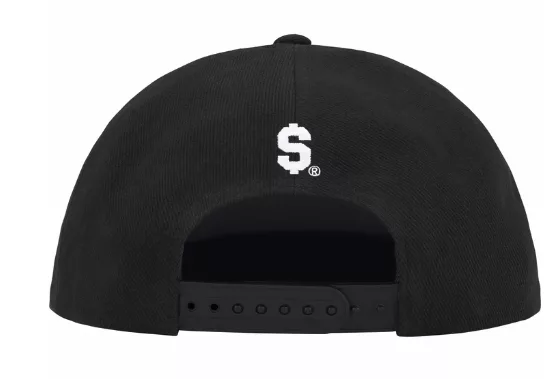Supreme Hats Supreme Twill Patch 5-Panel Black