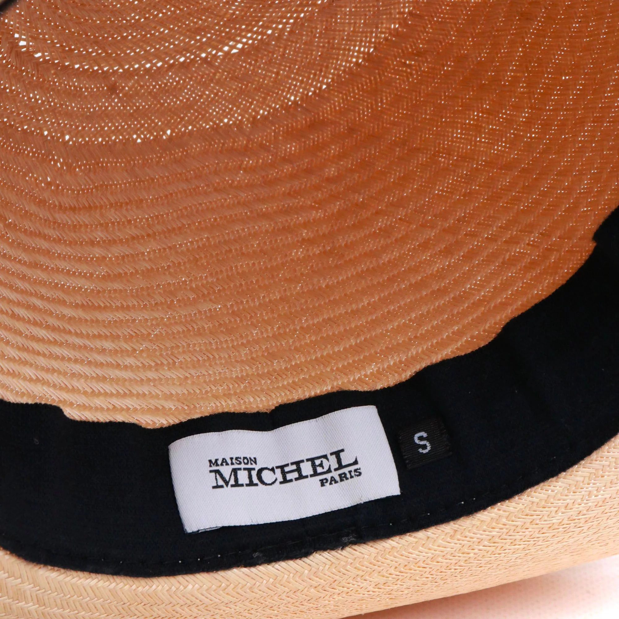Maison Michel Hats MAISON MICHEL - Maison Michel straw hat (S) Beige