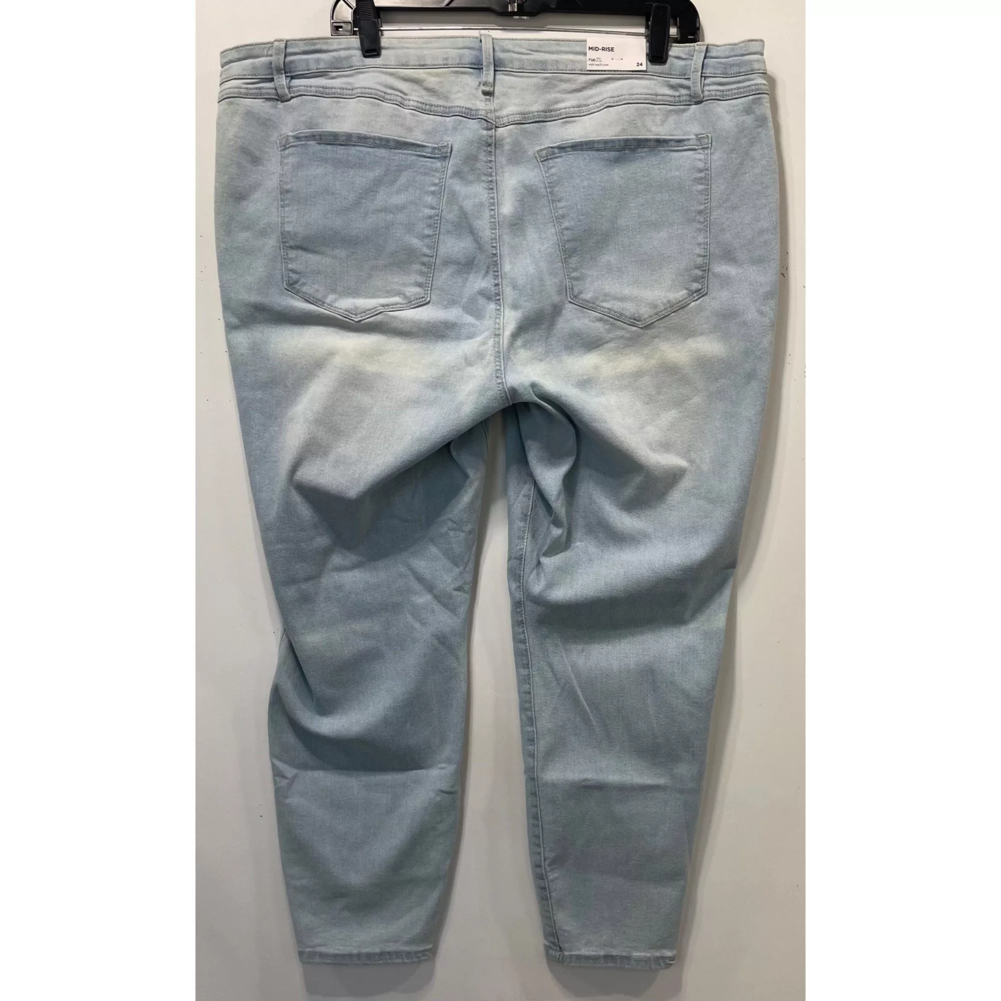Other Jeans Other Rue + - Women's Ultimate Stretch Mid-Rise - Light Blue - 24