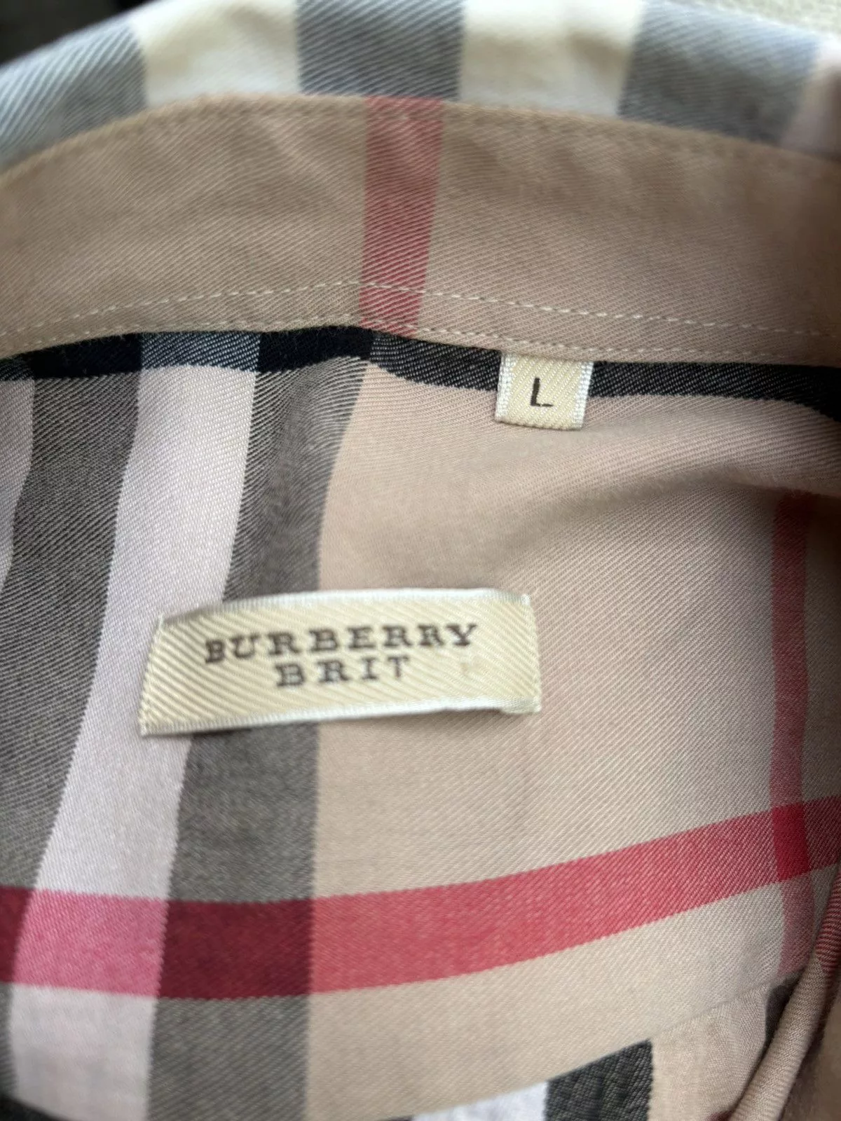 Burberry Button Ups Burberry button up Brown