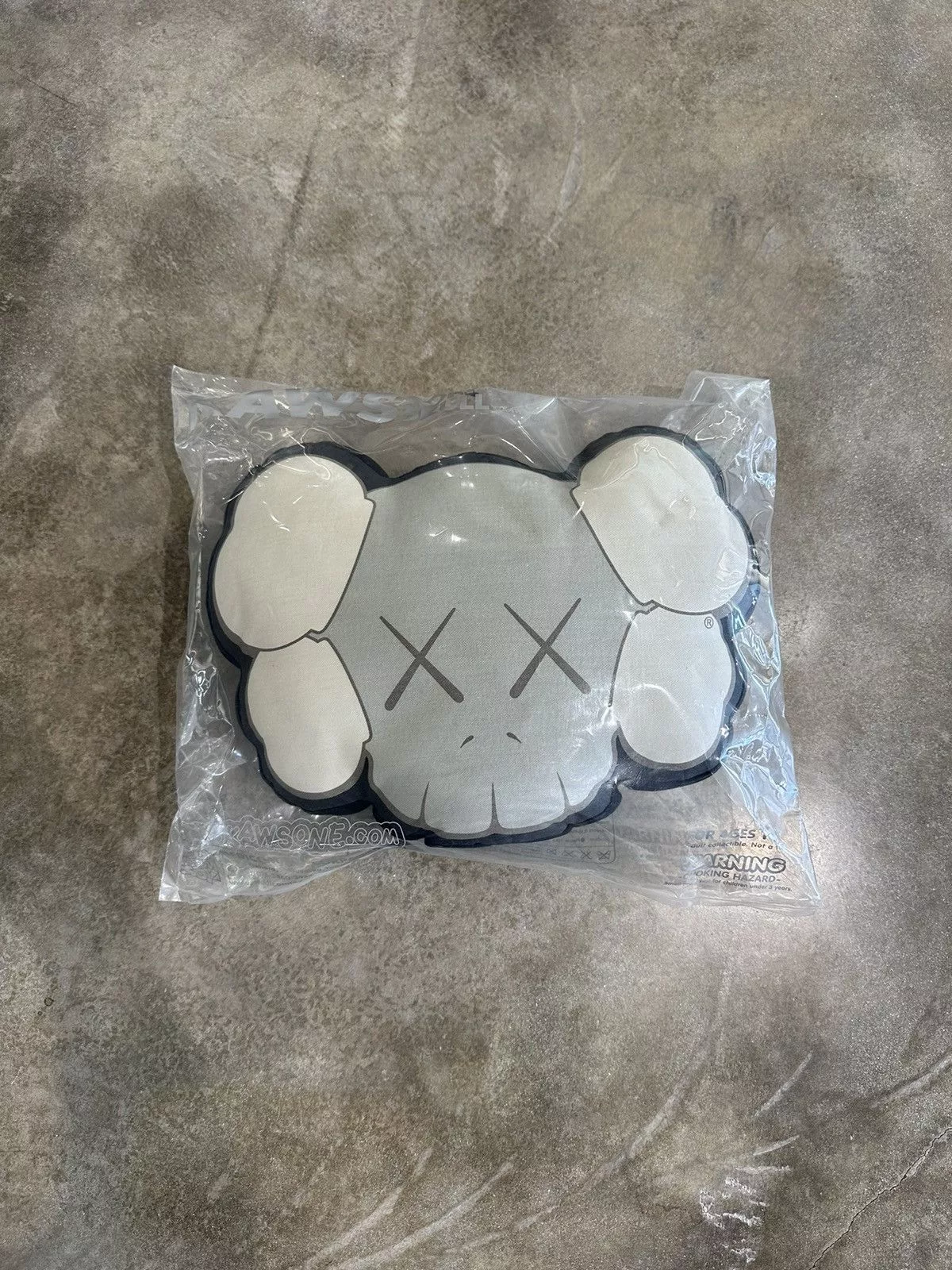 Kaws Miscellaneous Kaws × Original Fake Kaws x Original Fake Pillow Gray
