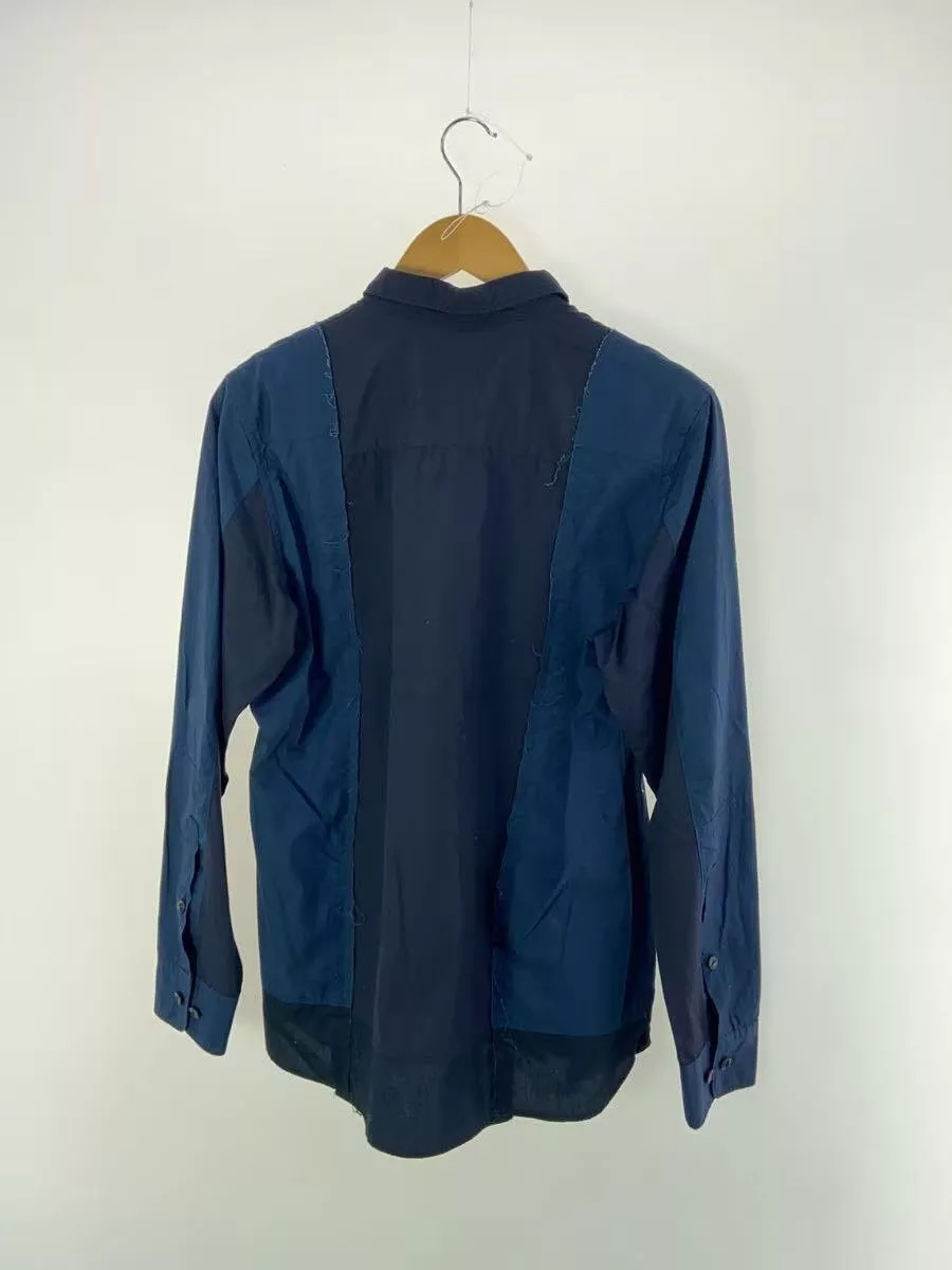 Undercover Shirts Button Ups Undercover Reconstructed Button Shirt Blue