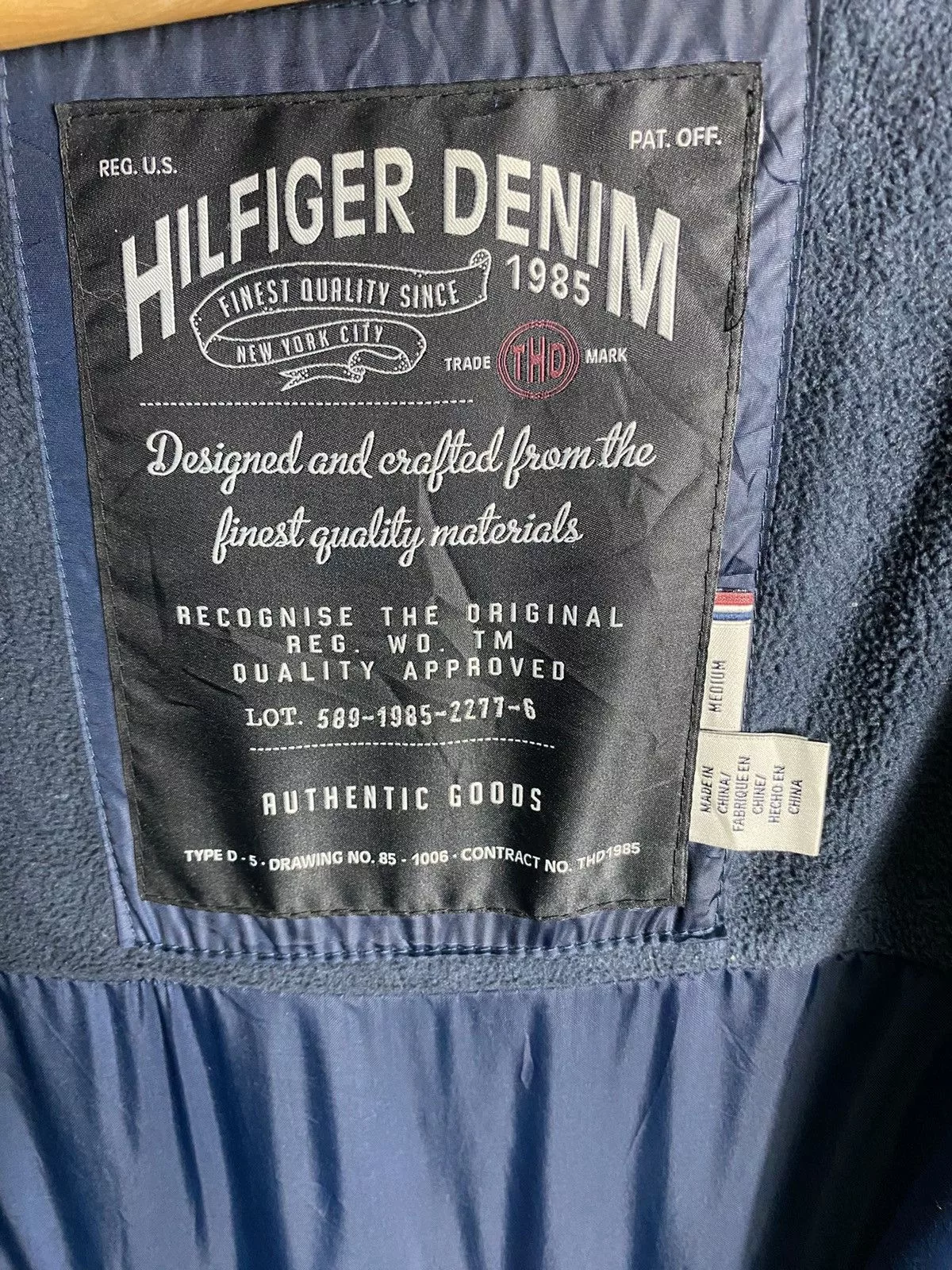 Tommy Hilfiger Light Jackets Tommy Hilfiger TOMMY HILFINGER QUILTED DOWN JACKET Blue Streetwear