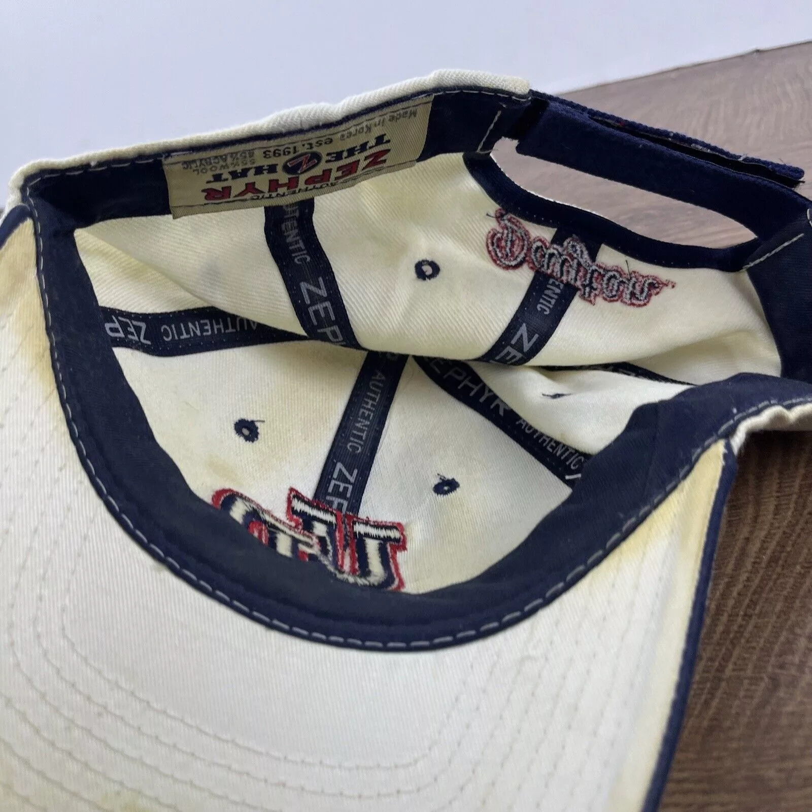 Other Hats Other Dayton Flyers Hat White Cap UD Flyers Hat Adjustable Hat Whi