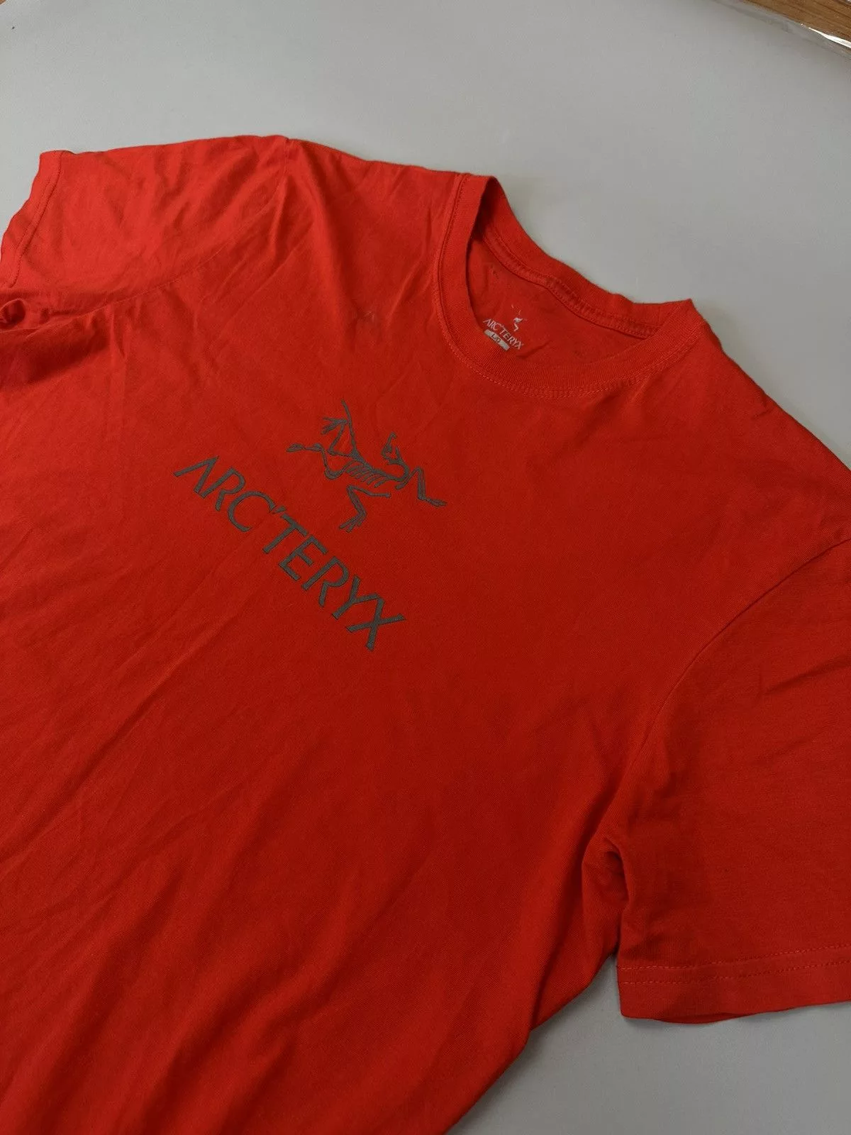 Arc'teryx Short Sleeve T Shirts Basic Red Tee Arc'Teryx big logo Gorpcore