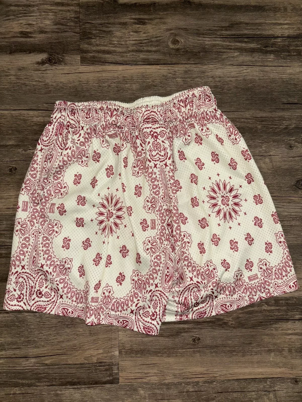 Bravest Studios Shorts Bravest Studios Cream Paisley Shorts Beige