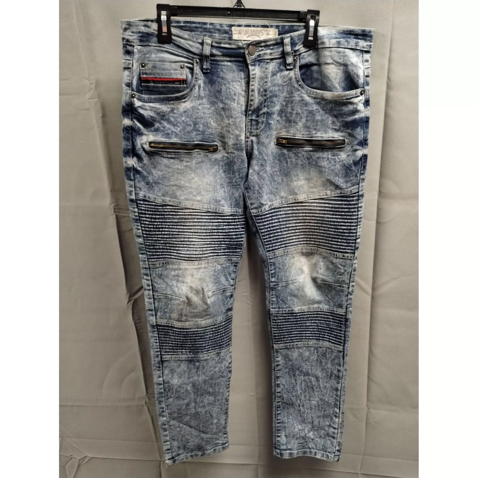 Akademiks Denim Akademiks Jeanius Men's Pants/Skinny Jeans 32x32 SKU3244 Blue