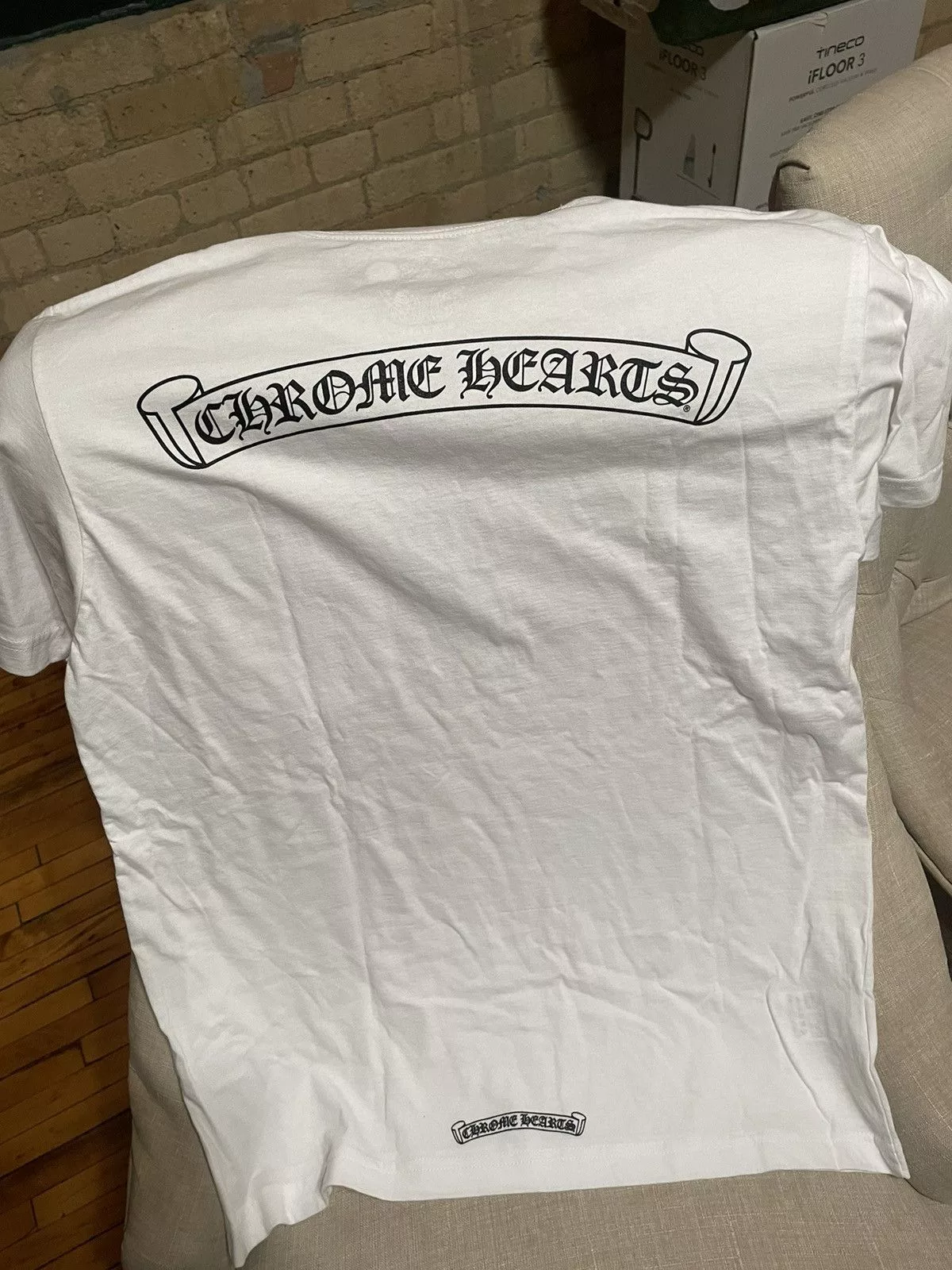 Chrome Hearts Short Sleeve T Shirts Chrome hearts White