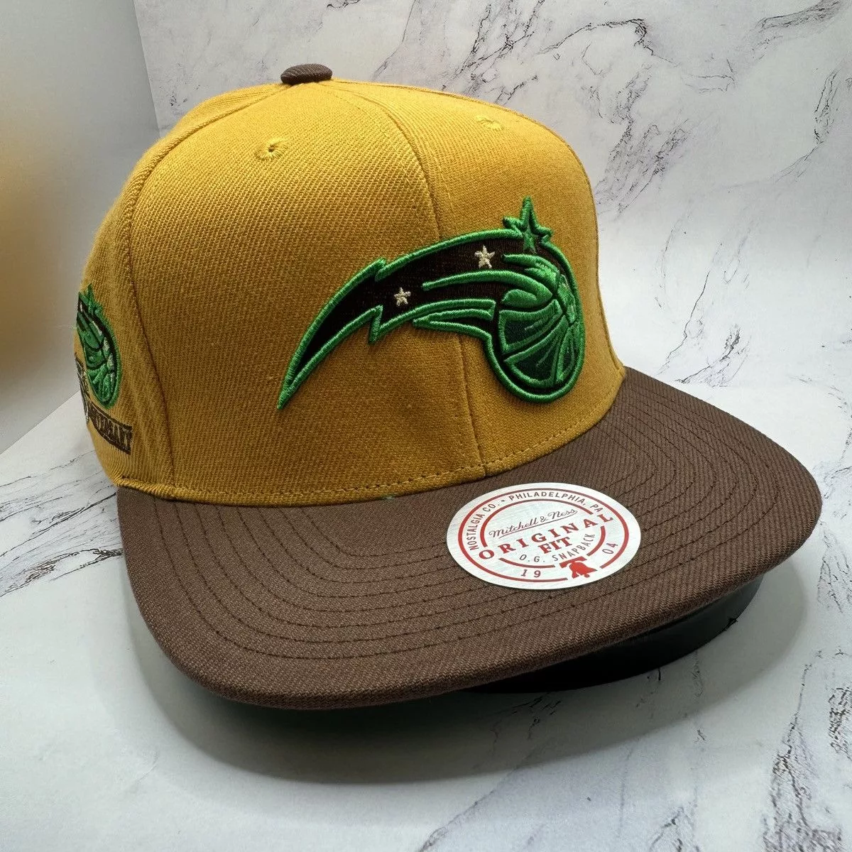 Mitchell & Ness Hats Orlando Magic Mitchell & Ness NBA 15th Anniversary Yellow