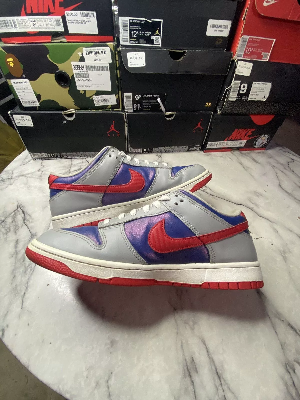 Nike Low Top Sneakers Nike Dunk low Samba Blue