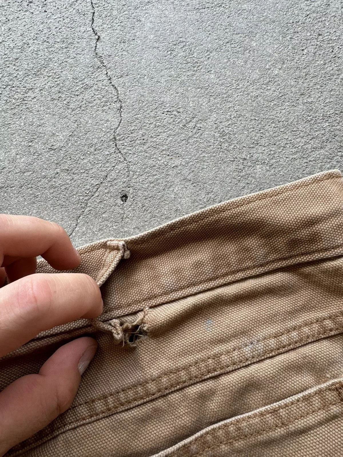 Dickies Shorts Dickies Single Knee Washed Pants Brown