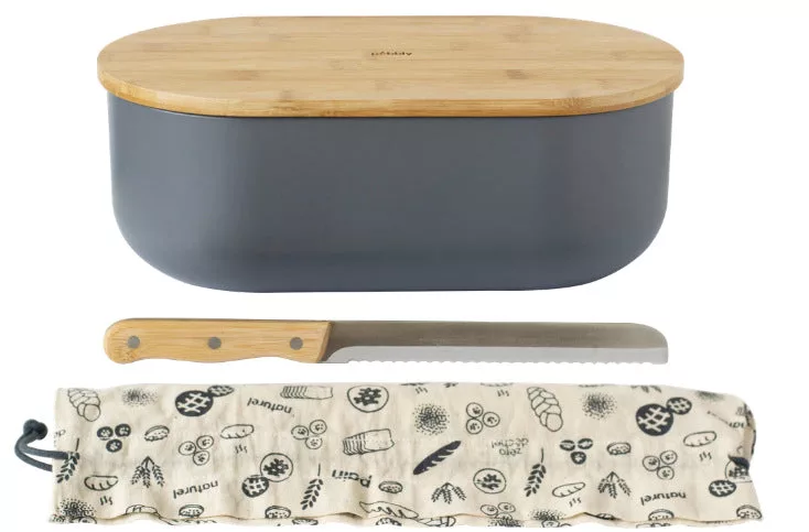 4 in 1 Bread Box Slate