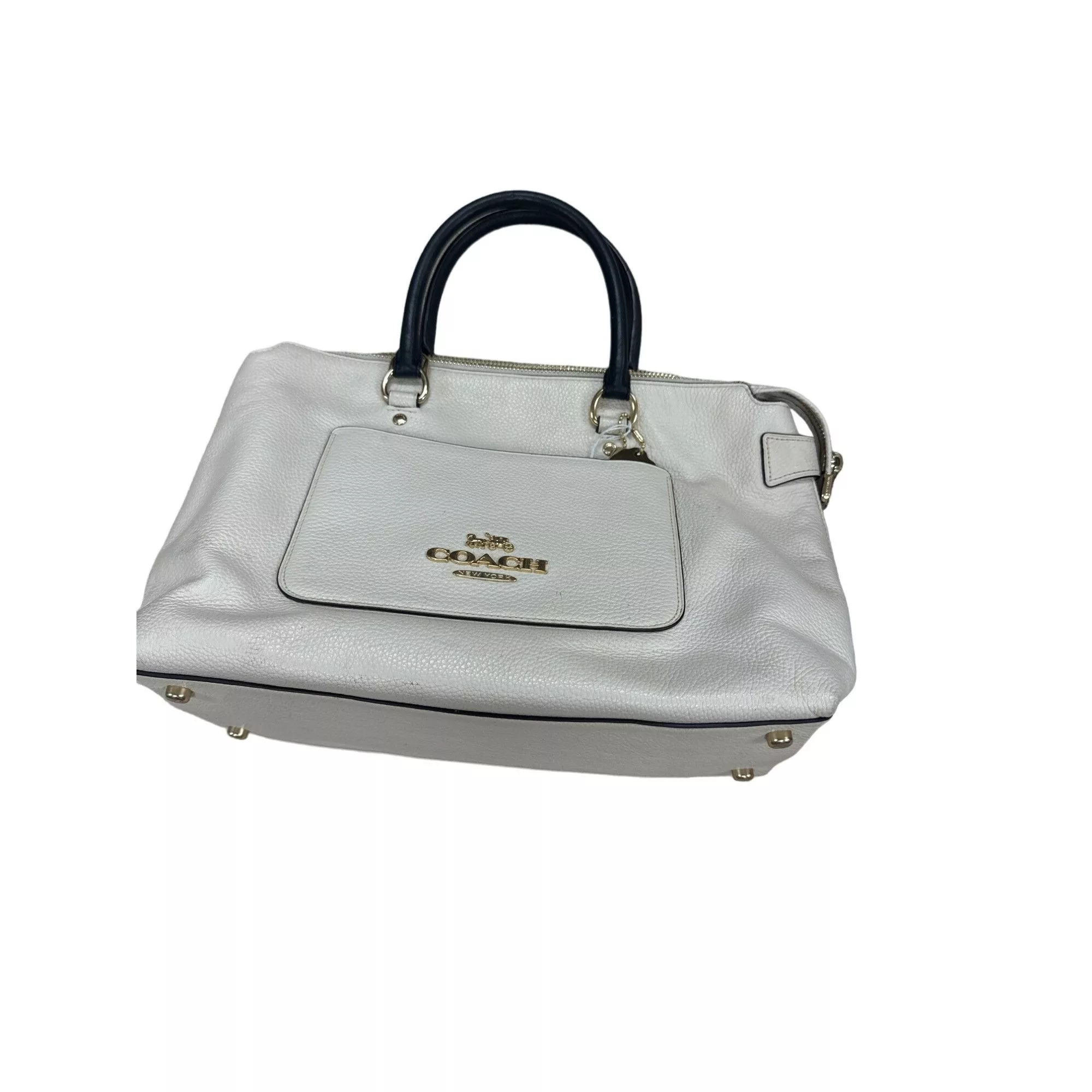 Coach Clutches Coach New York women’s handbag clutch cream pebble leather S White Luxury