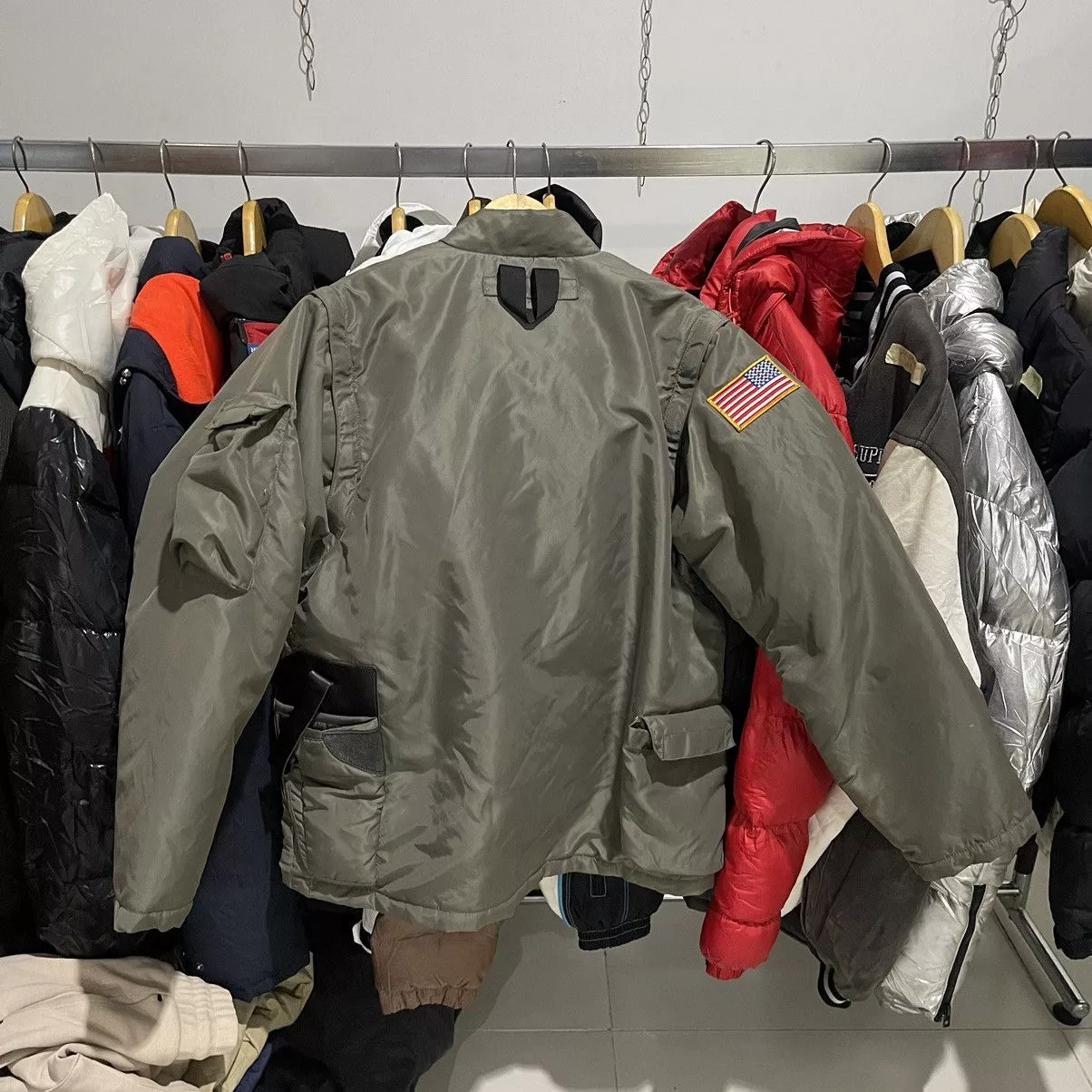 Alpha Industries Bombers Alpha Industries × Buzz Rickson's RARE‼️ BUZZ RICKSON'S UTILITY JACKET MULTIPOCKET MILITARY Green Vintage