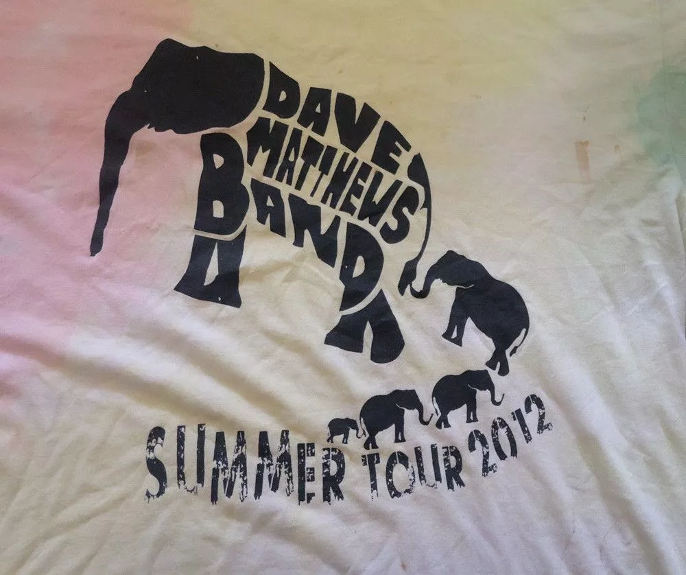 Band Tees Short Sleeve T Shirts Band Tees Dave Matthews Band Multi