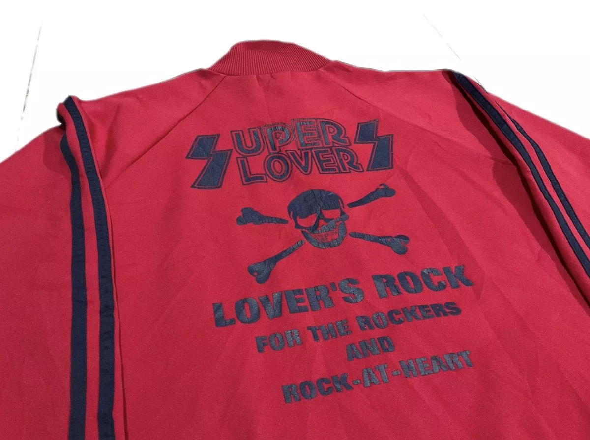 Hysteric Glamour Light Jackets Hysteric Glamour × Japanese Brand 🔥Sick Y2K Super Lovers Track Jacket Skull Lover’s Rock Red