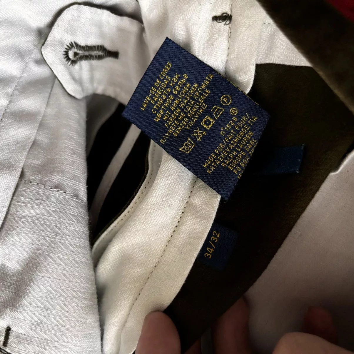 Polo Ralph Lauren Casual Pants Polo Ralph Lauren × Ralph Lauren Blue Label × Vintage Vintage Polo Ralph Lauren Chino Casual Pants Size 34/32 Green