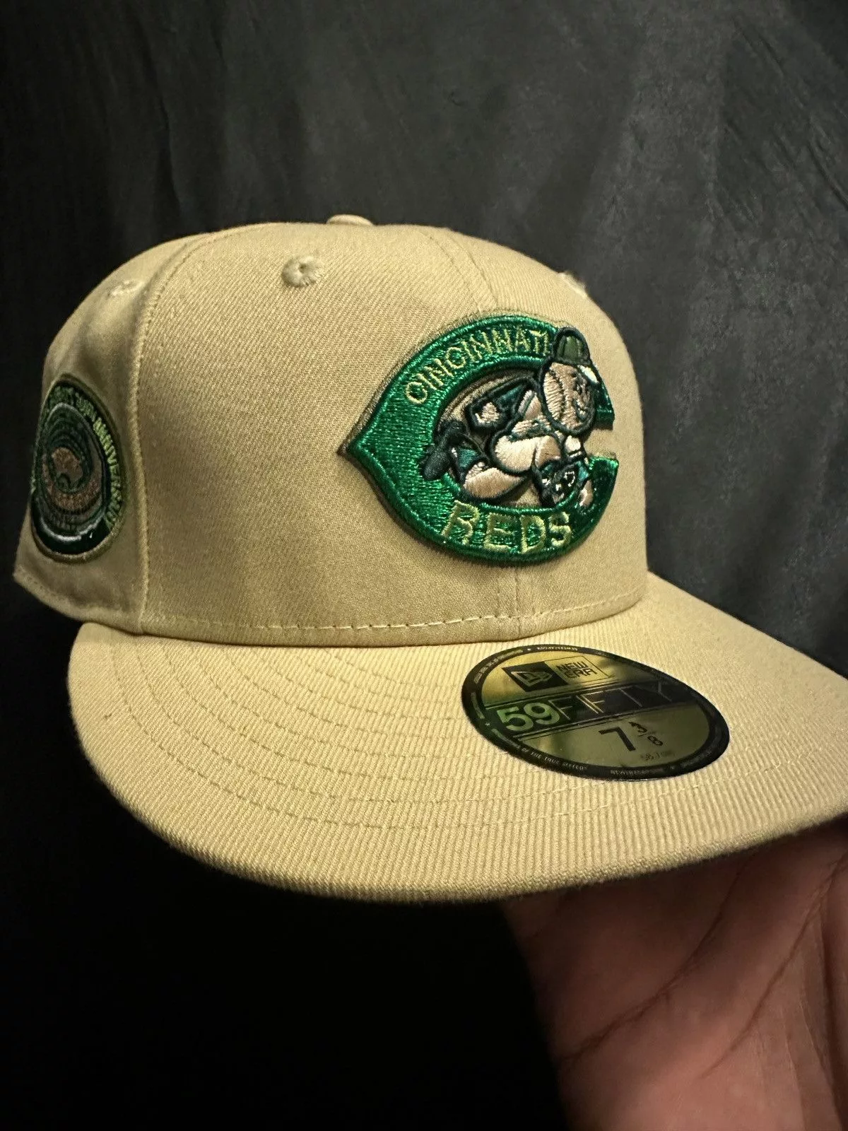 MyFitteds Hats DIRTY MONEY REDS x MYFITTEDS 7 3/8 Beige
