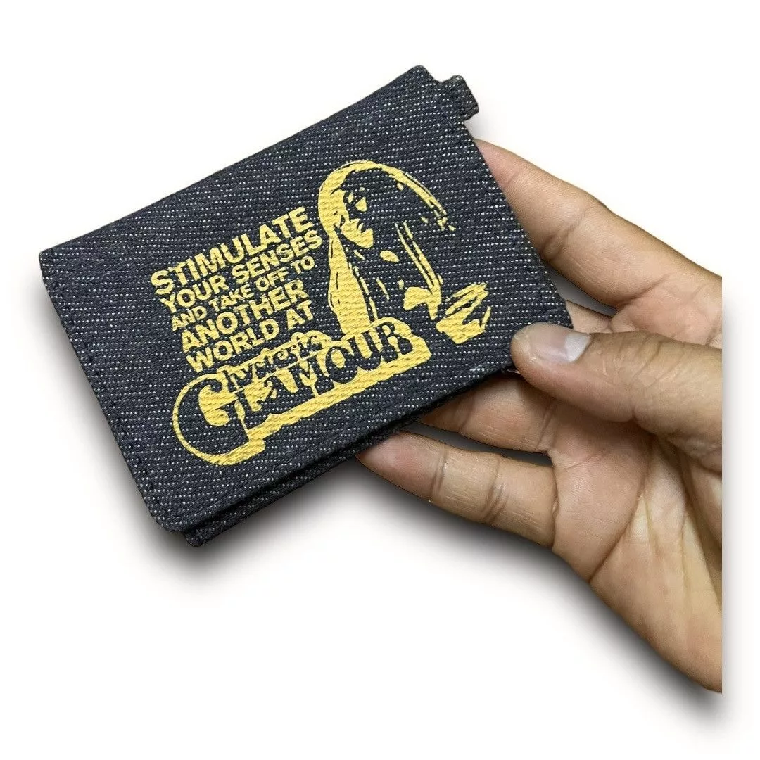 Designer Wallets Designer × Hysteric Glamour × Japanese Brand HYSTERIC GLAMOUR JAPANESE BRAND CARD HOLDER Blue
