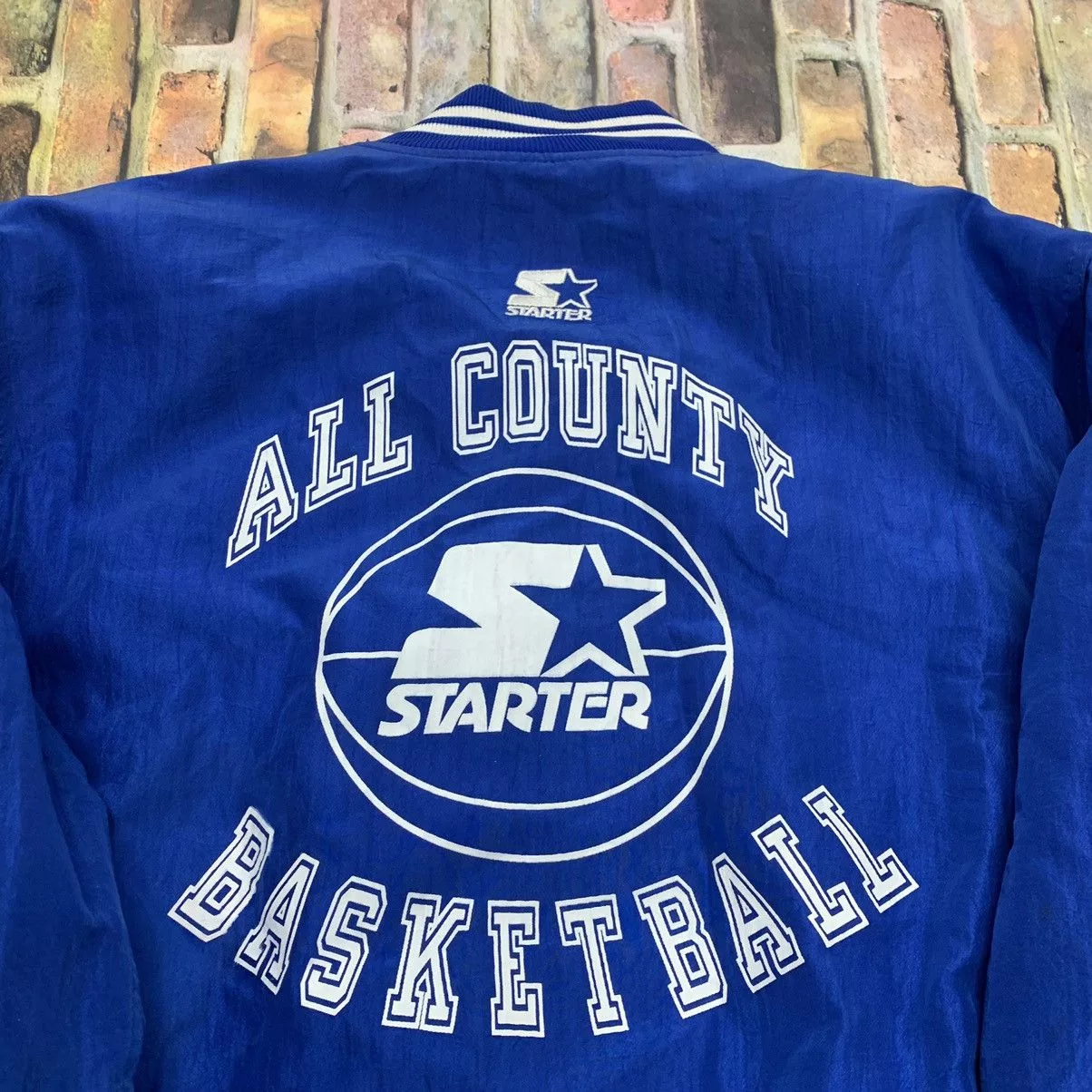 Starter Bombers Starter × Vintage Vintage Starter jacket Blue