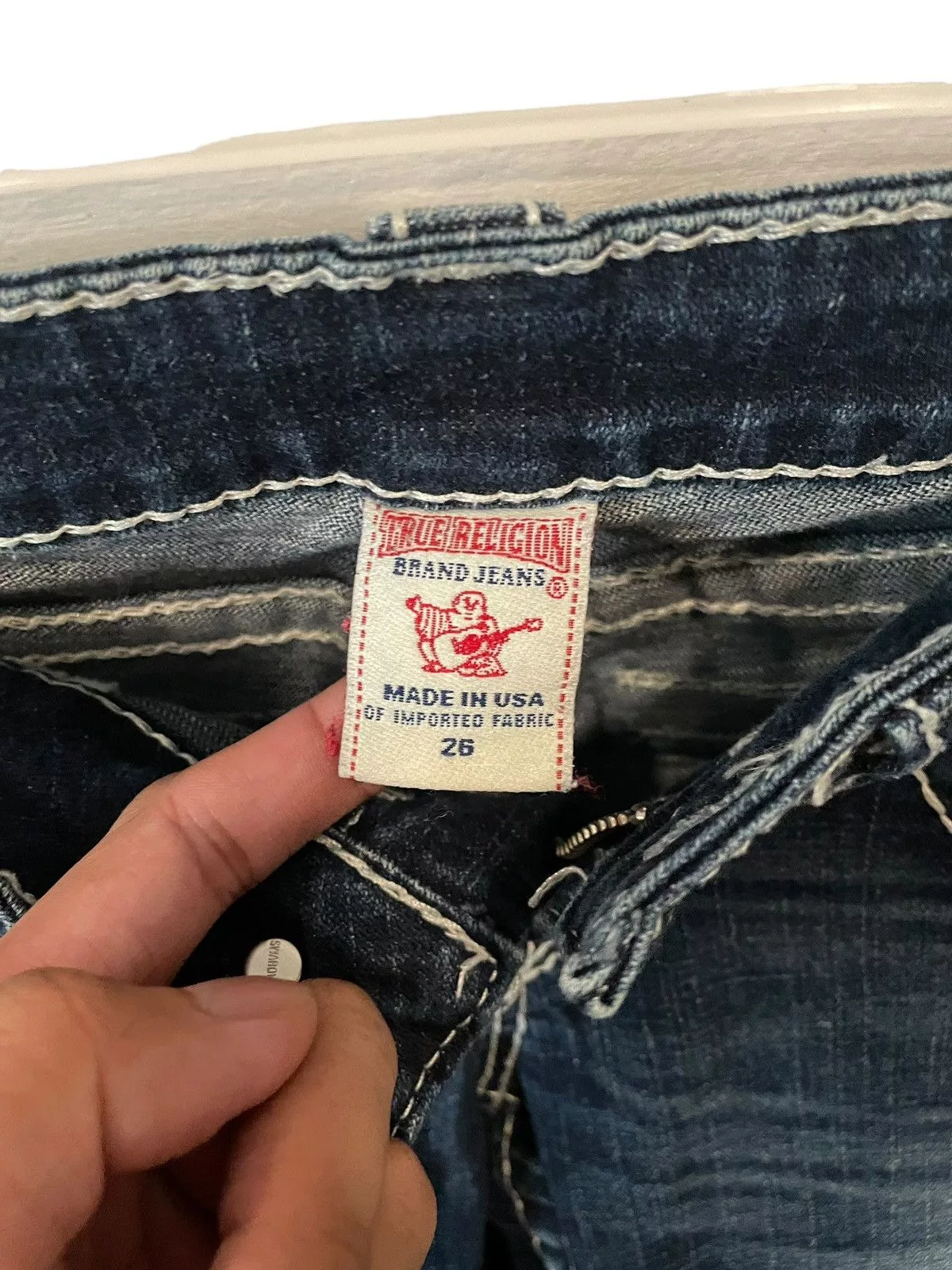 True Religion Jeans Disco Billy Big T Size 26 Blue