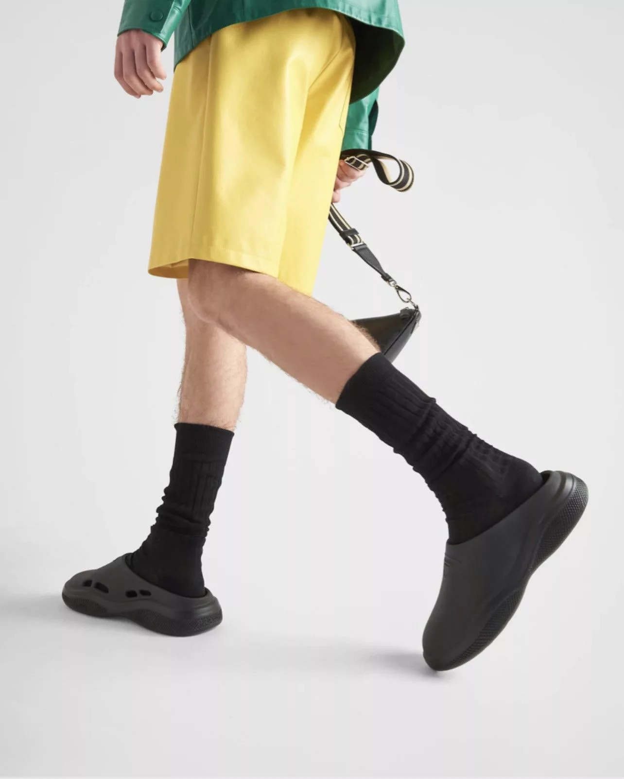 Prada Slip Ons BNIB - Prada Foam Rubber Mules Black