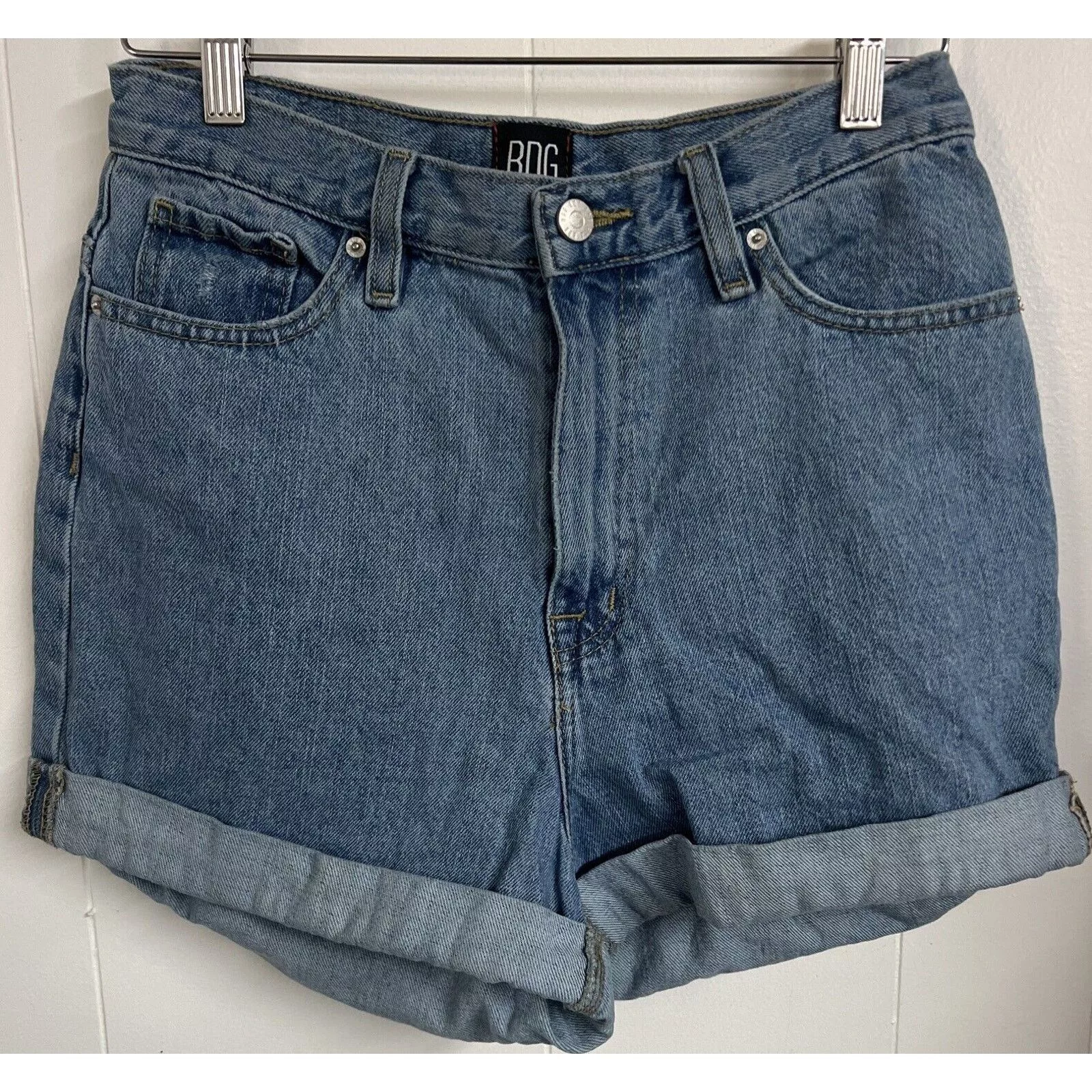 Bdg Shorts BDG Urban Outfitters Mom High Rise Jean Shorts Blue Women 28