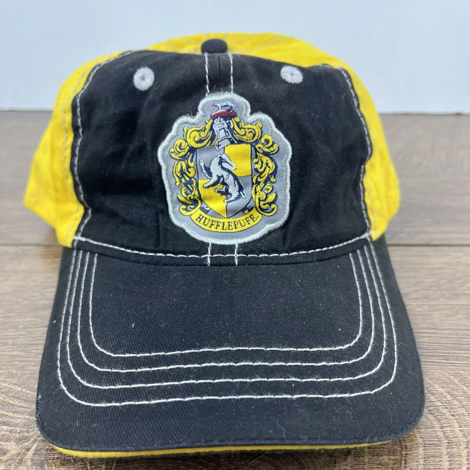 Other Hats Other Hufflepuff Hat Harry Potter Snapback Hat Black Hat Adjustabl