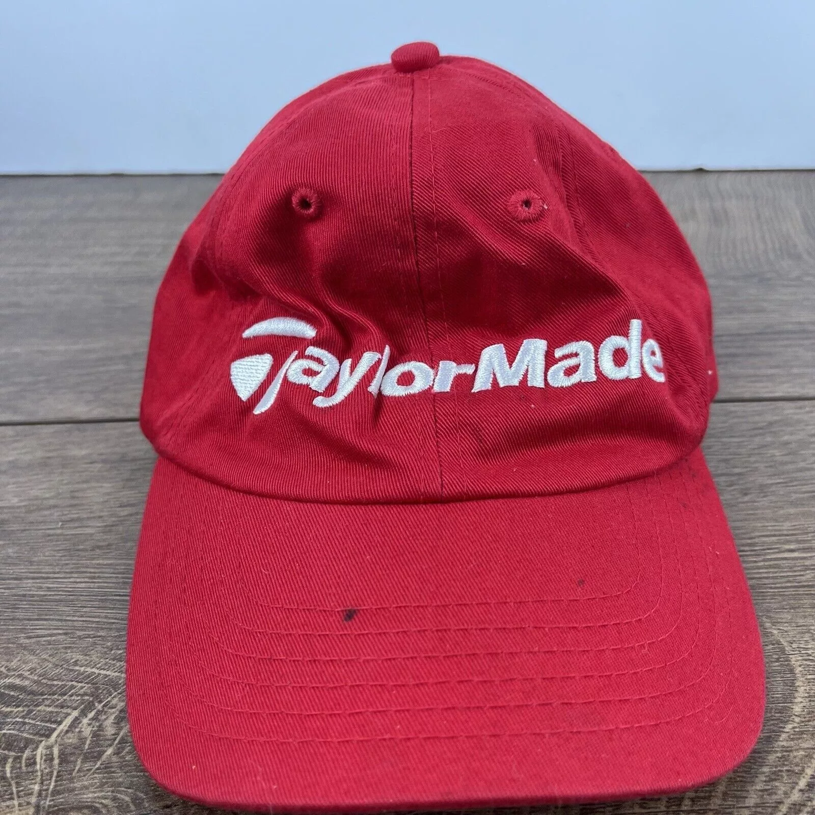 Other Hats Other TaylorMade Gold Hat Red Adjustable Hat Red TaylorMade Adult