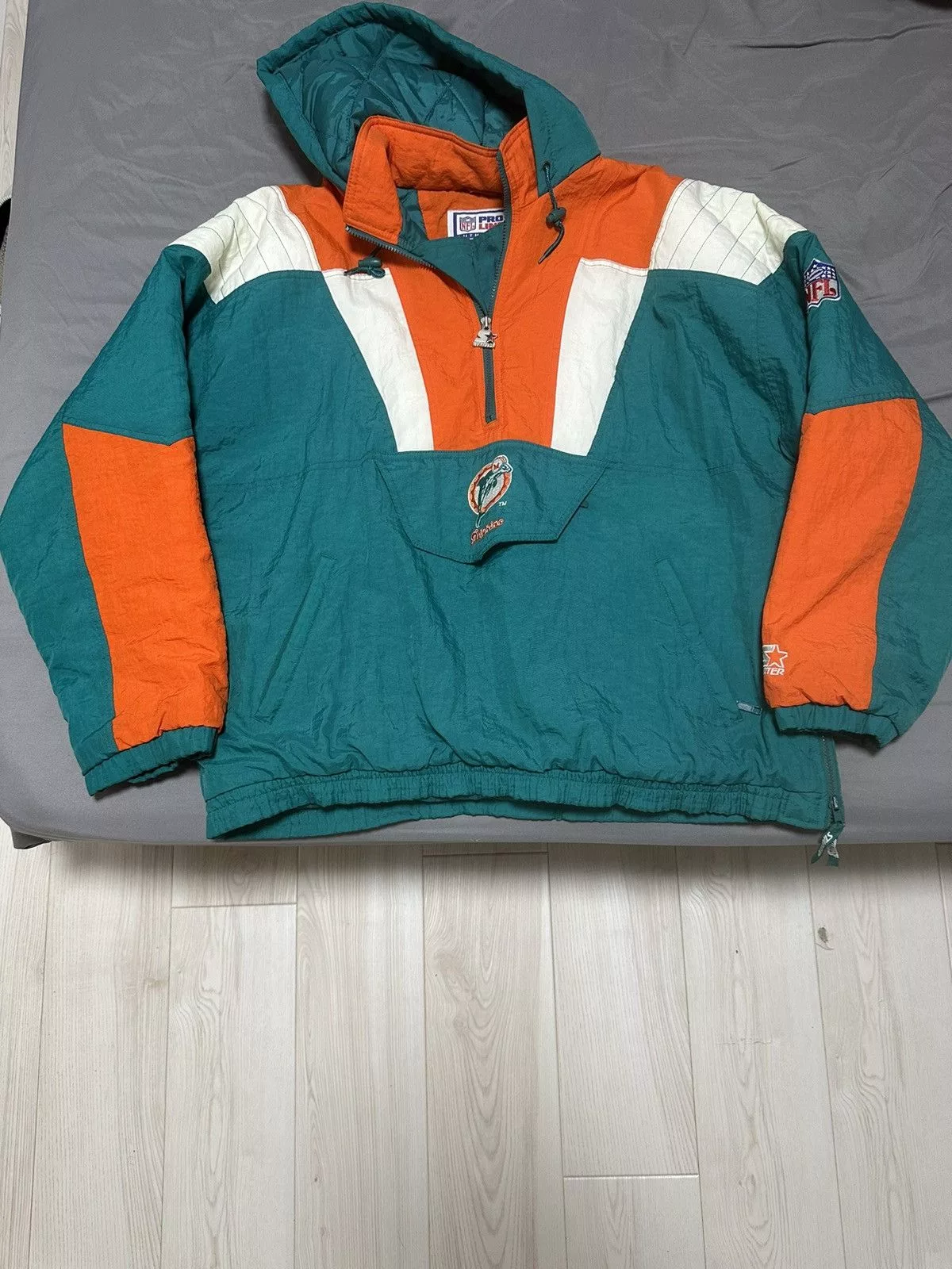 Starter Jerseys Starter × Vintage Vintage 90’s Miami Dolphins Jumper Blue