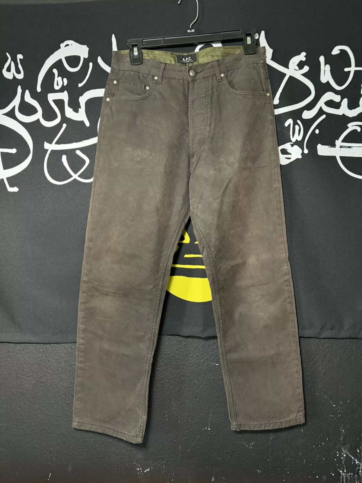 A.P.C. Casual Pants A.P.C. A.P.C waxproofing trouser Brown