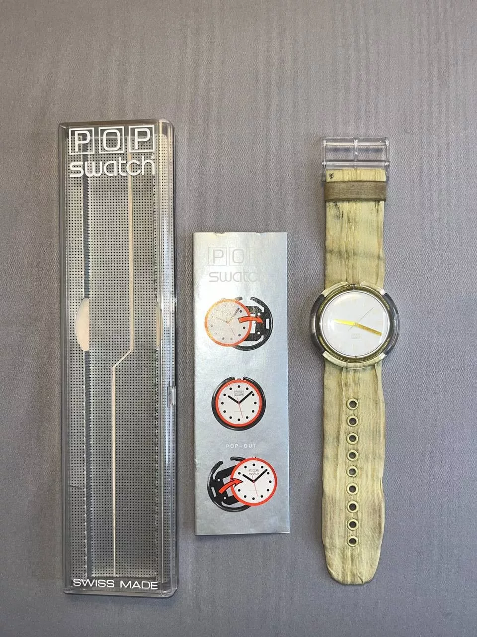 Swatch Watches Swatch × Vintage Pop Swatch PWK146 NYMPHAEA 1991' White