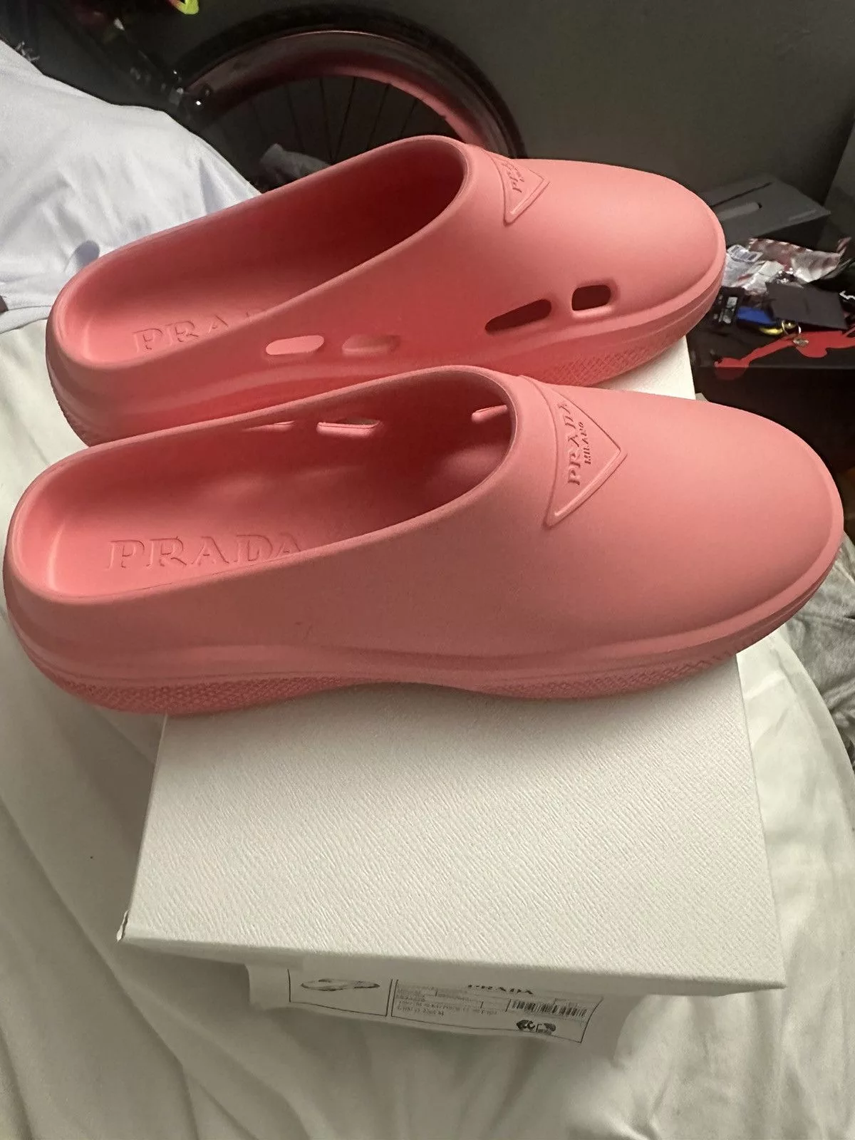 Prada Slip Ons prada Pink