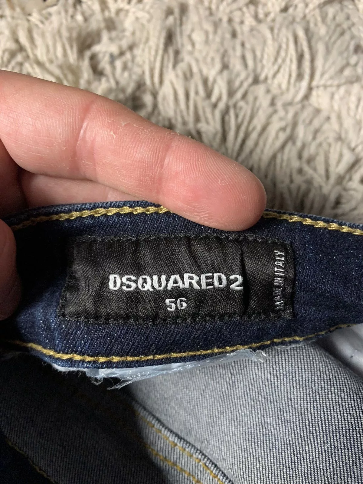 Dsquared2 Denim Dsquared2 × Vintage Dsquared2 distressed denim pants Blue Streetwear
