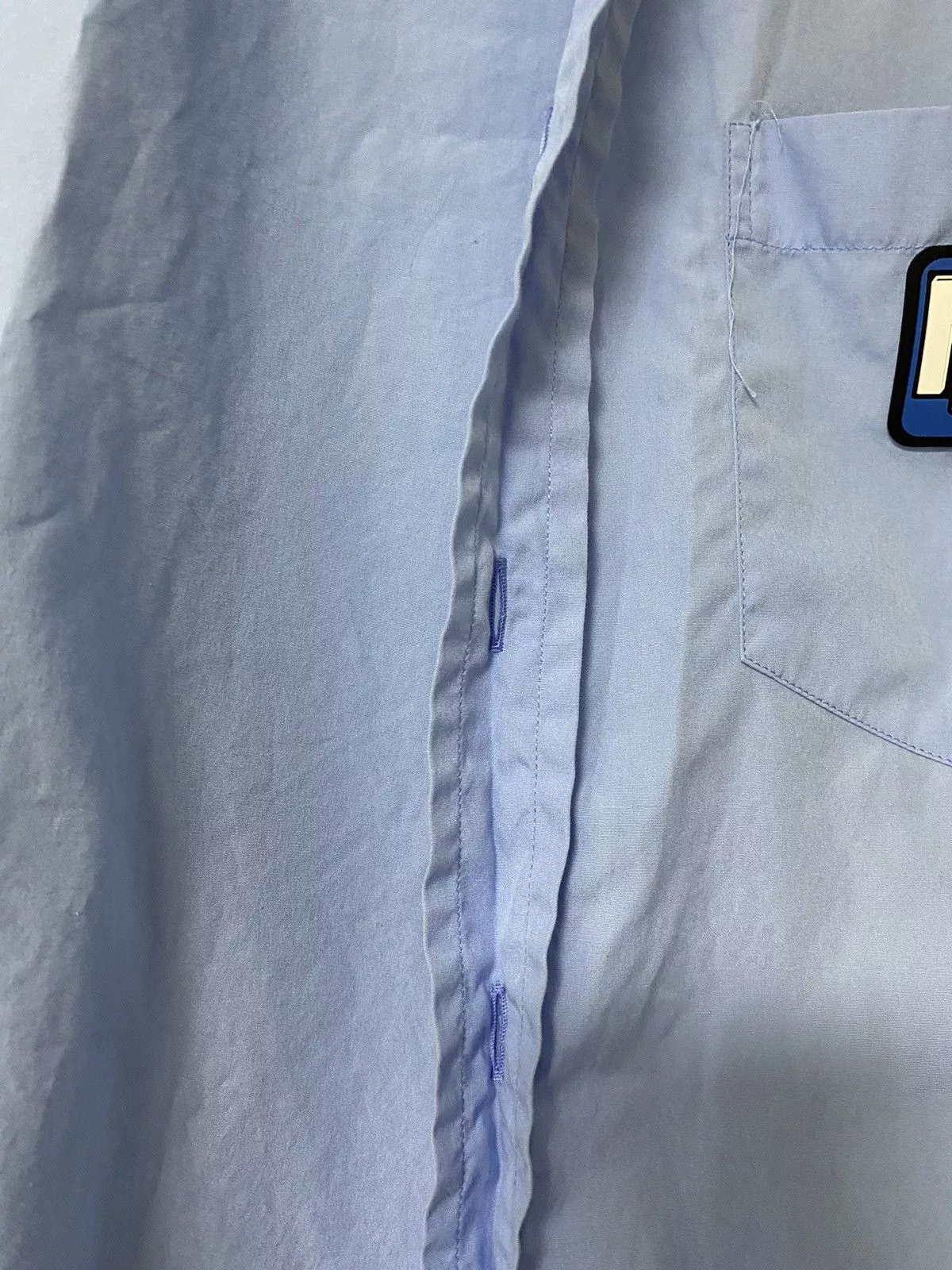 Prada Shirts Button Ups Prada big logo shirts Blue