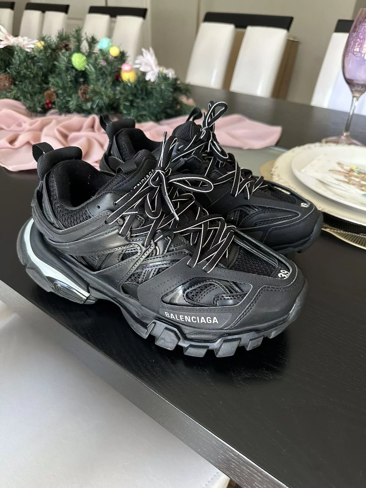 Balenciaga Low Top Sneakers Balenciaga Track Led Black