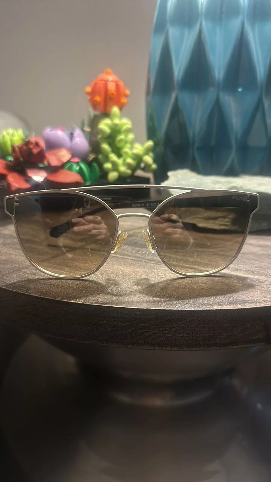 Balmain Sunglasses Balmain Aviator Sunglasses White
