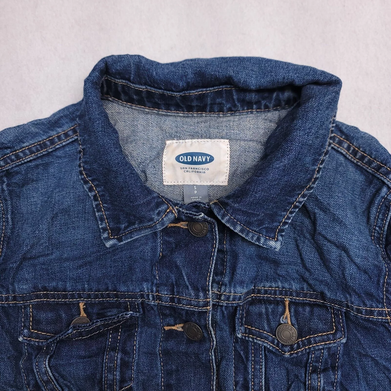 Old Navy Jackets Old Navy Casual Button Denim Jean Jacket Womens Size S Blue