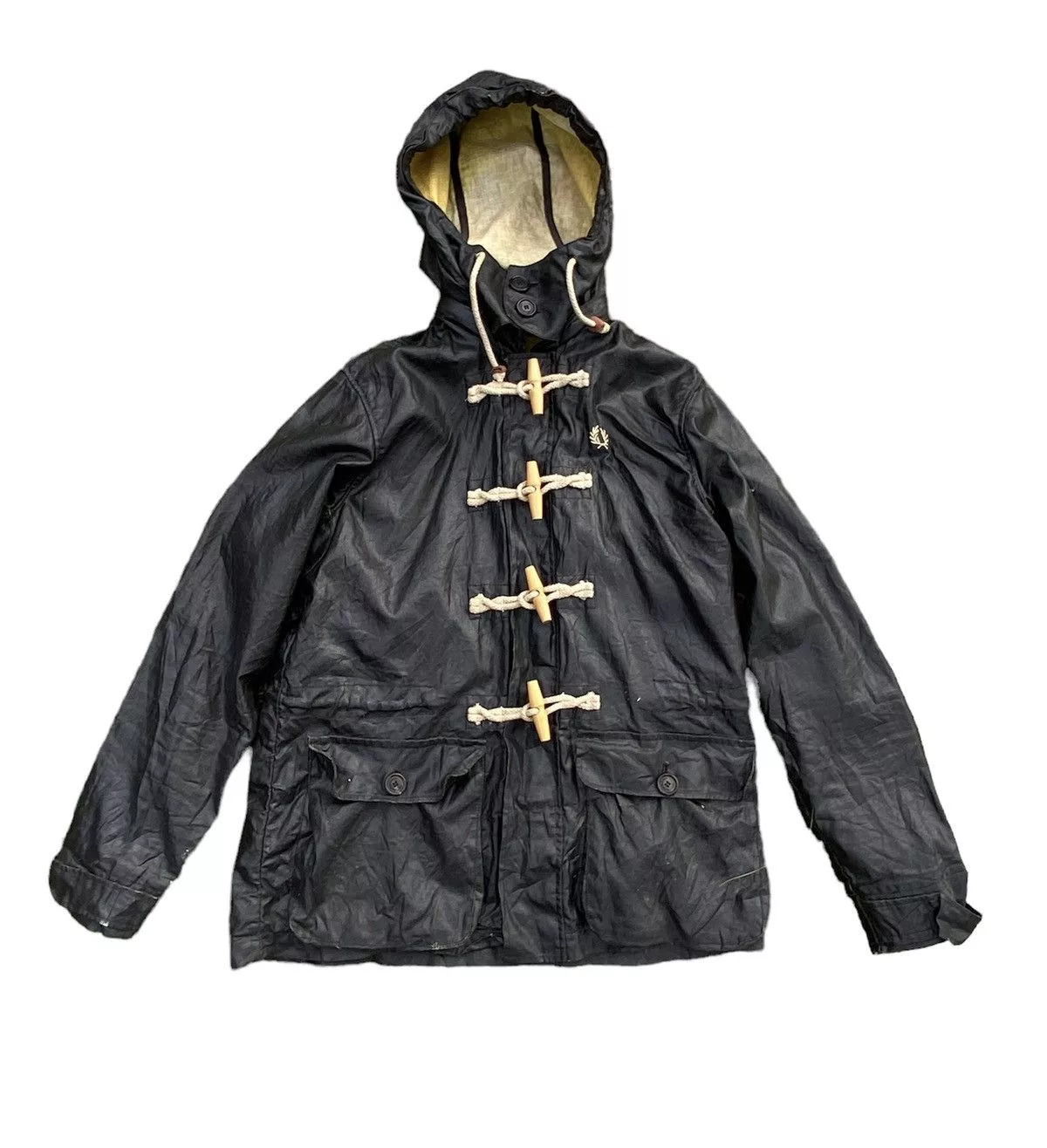 Fred Perry Light Jackets Fred Perry Barbour Utility Waxed Jacket Black
