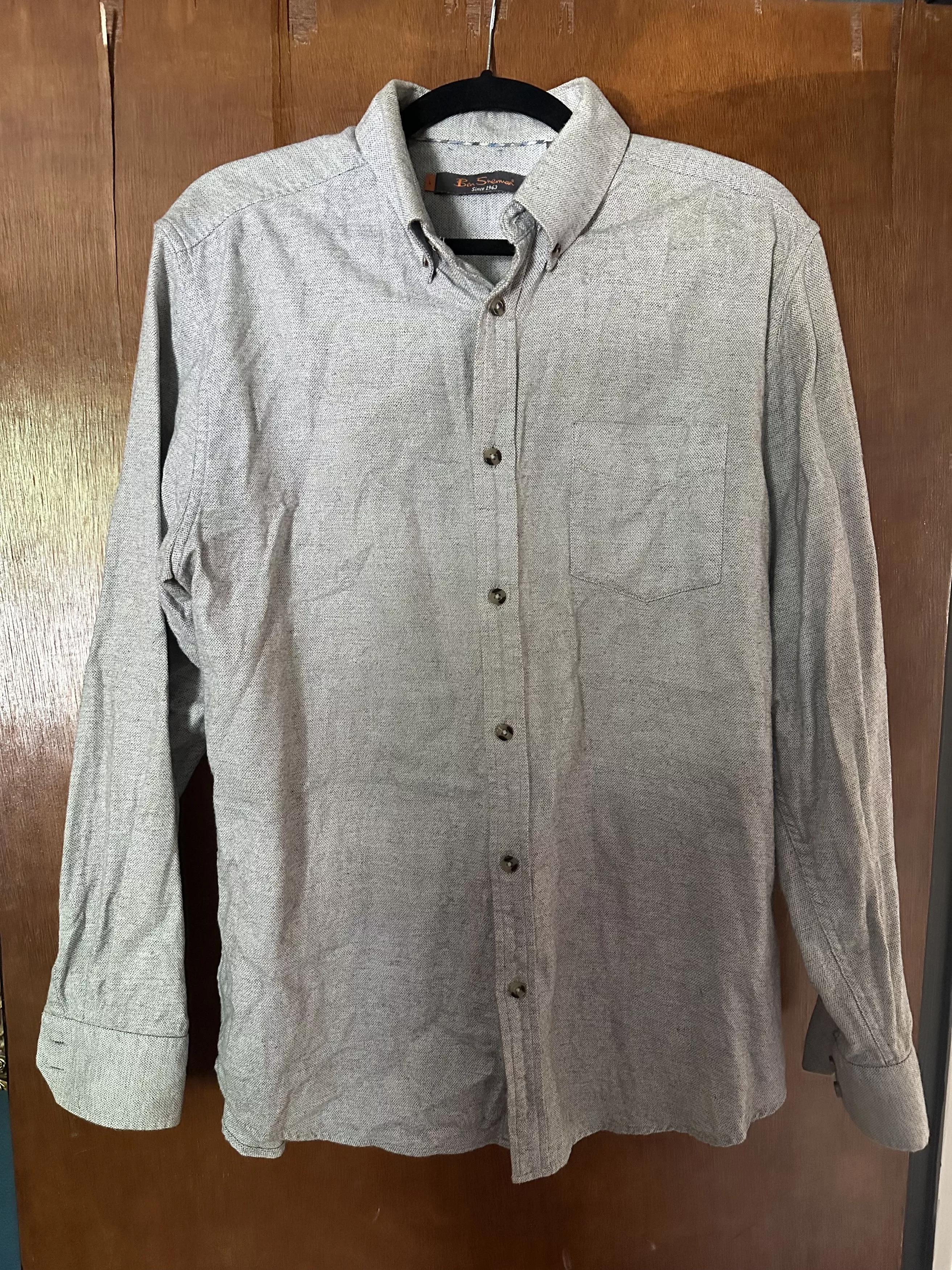 Ben Sherman Shirts Button Ups Ben Sherman Flannel button up Gray