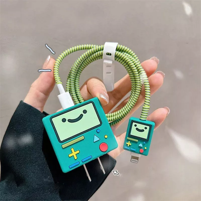 Other Miscellaneous Other Adventure Time BMO iPhone Charger Cable Protectors Green