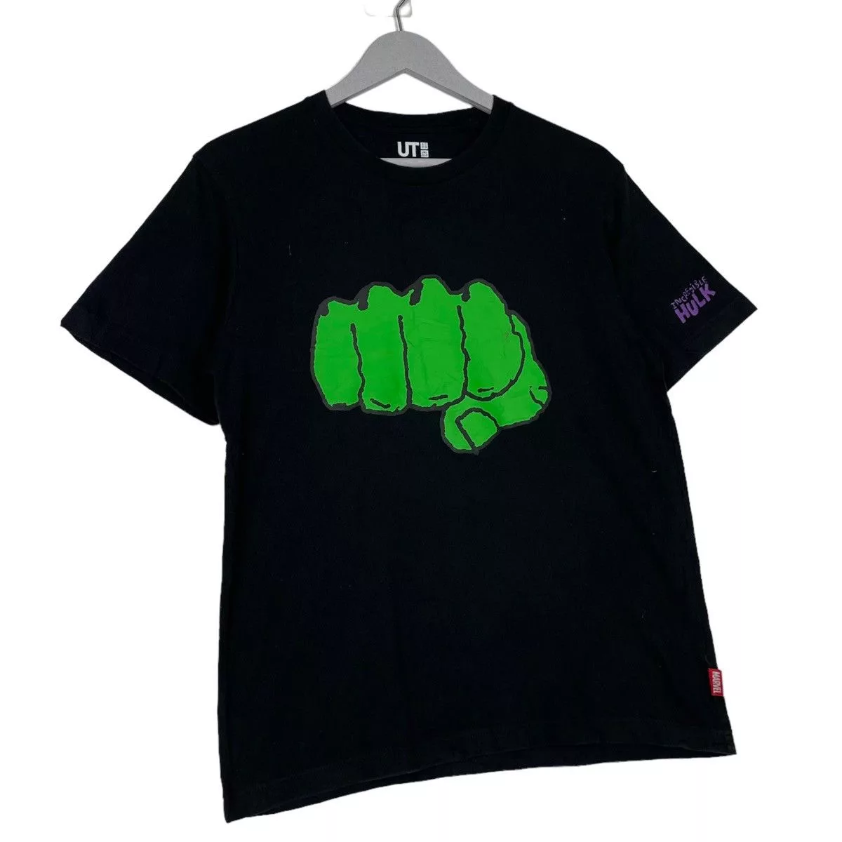 DC Comics Short Sleeve T Shirts DC Comics 💥INCREDIBLE HULK MARVEL CREWNECK TSHIRT Black Vintage