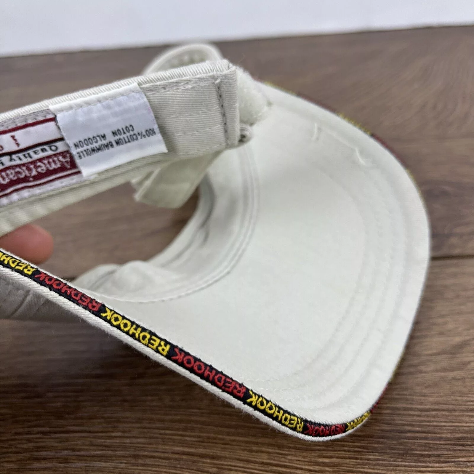 American Needle Hats Red Hook Visor Hat Red Hook American Needle Adjustable Adult Brown