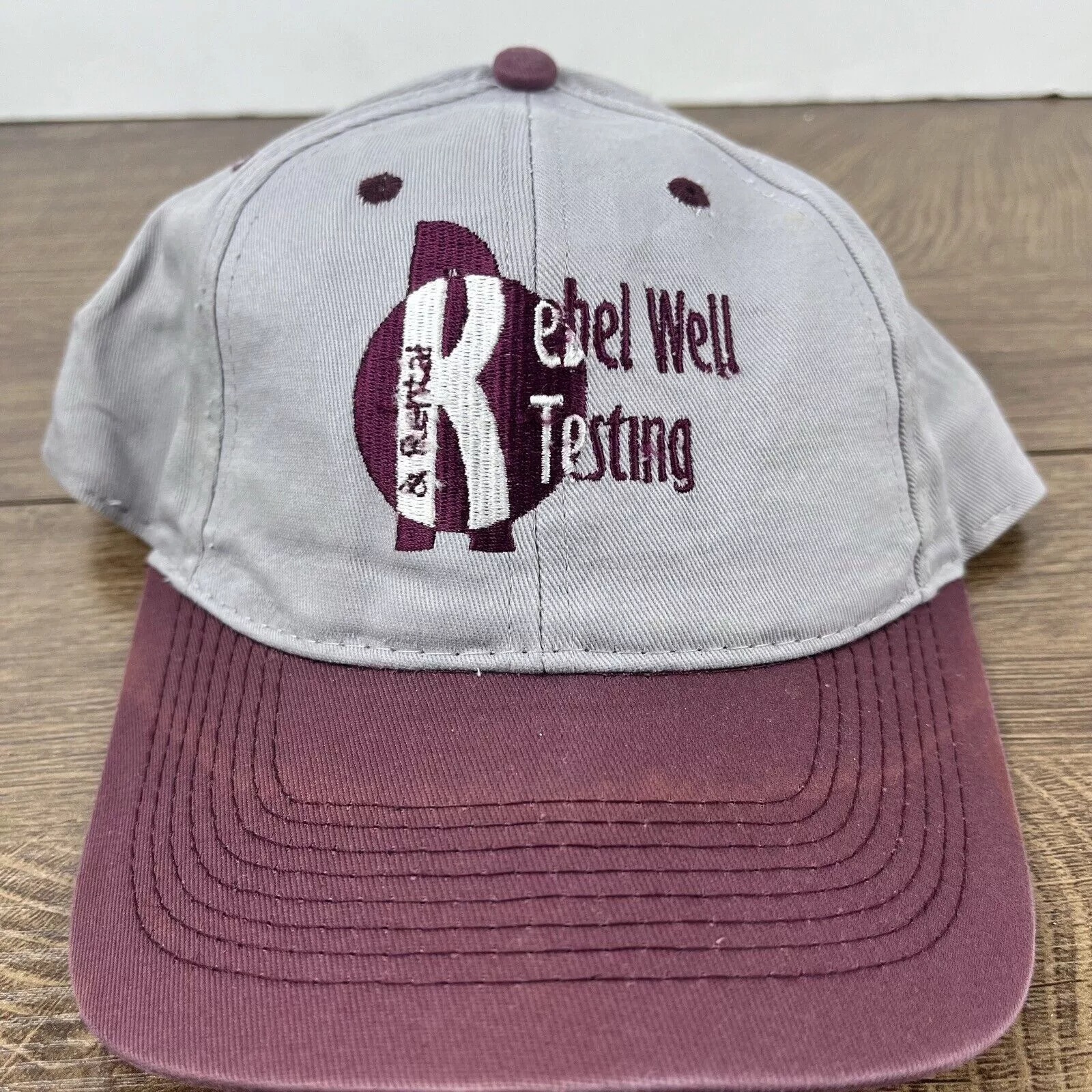 Other Hats Other Rebel Well Testing Hat Snapback Hat Gray Adjustable Hat Adul