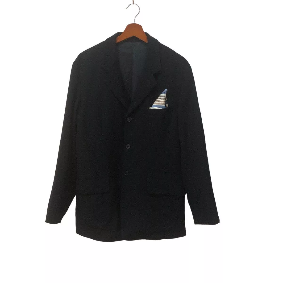 Yohji Yamamoto Light Jackets A.A.R Durban By Yohji Yamamoto Blazer Trouser Men Black