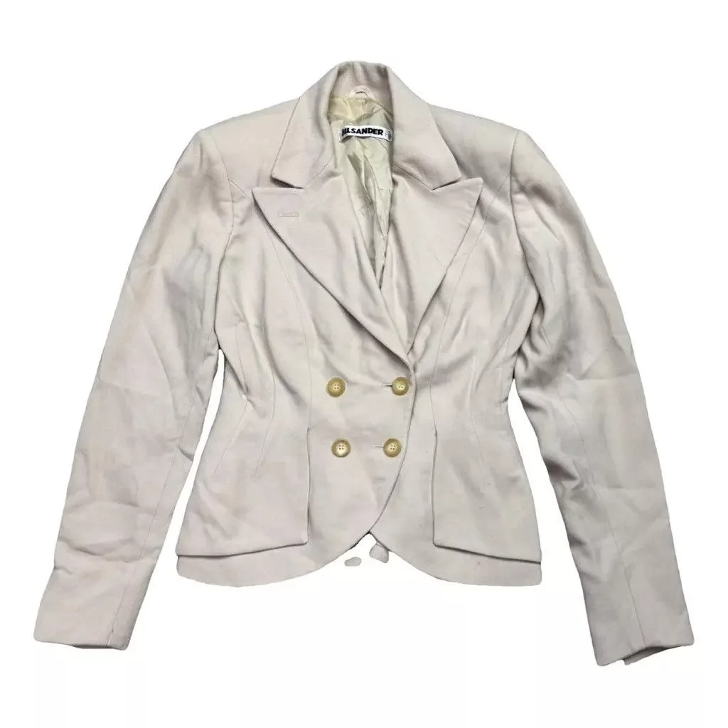 Jil Sander Coats Jil Sander Suit Jacket Size: 36 Beige