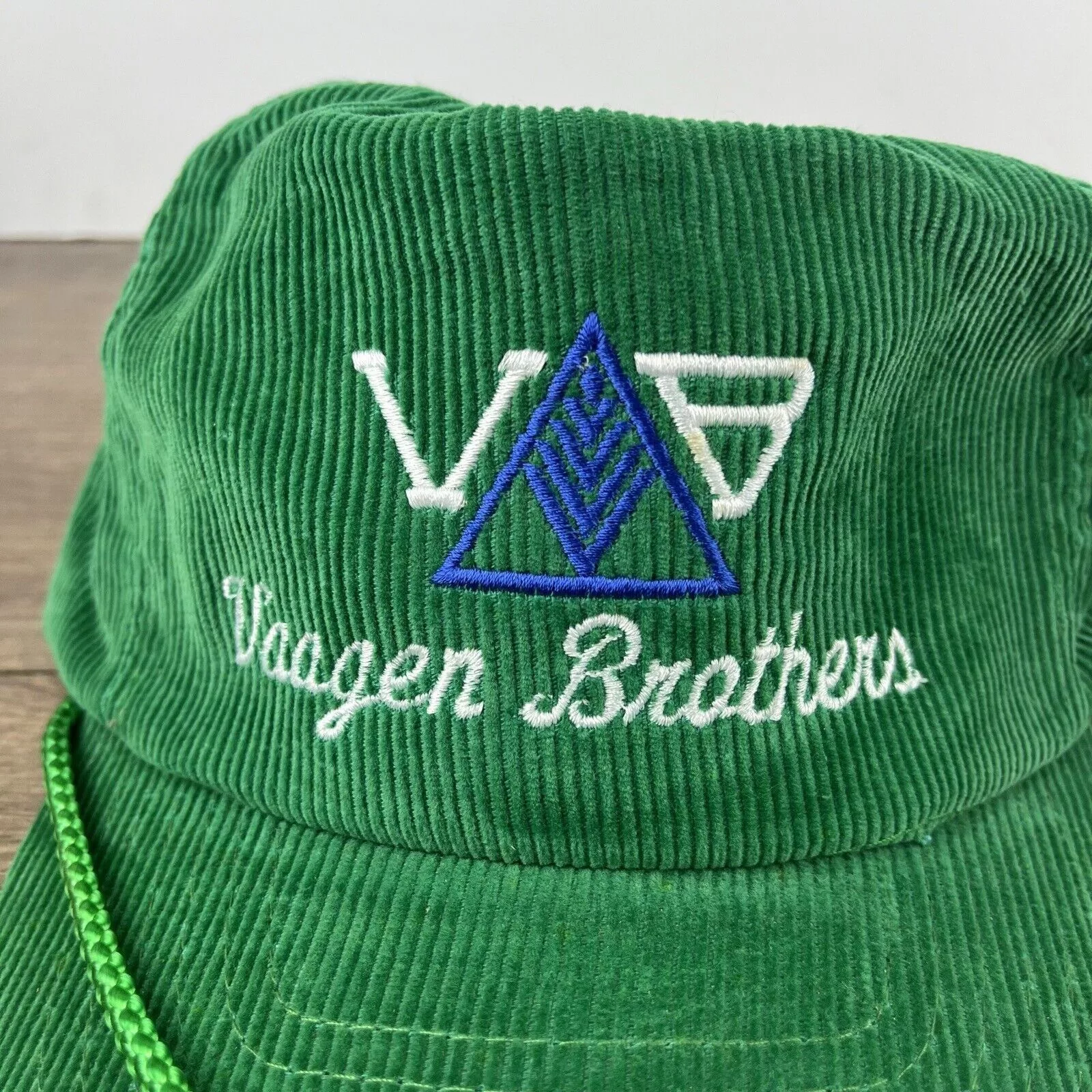 Other Hats Vaagen Brothers Hat VB Adjustable Hat Green Hat Adjustable G