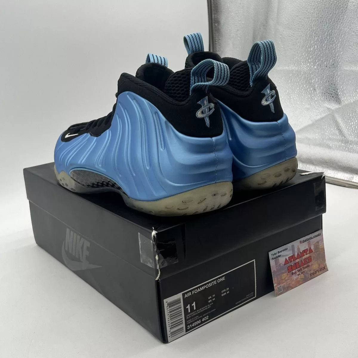 Nike Low Top Sneakers Nike Air Foamposite one university blue